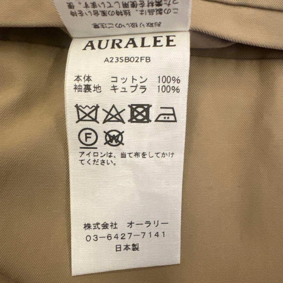 k*3様 AURALEE FINX HARD TWIST BLOUSON 極美品