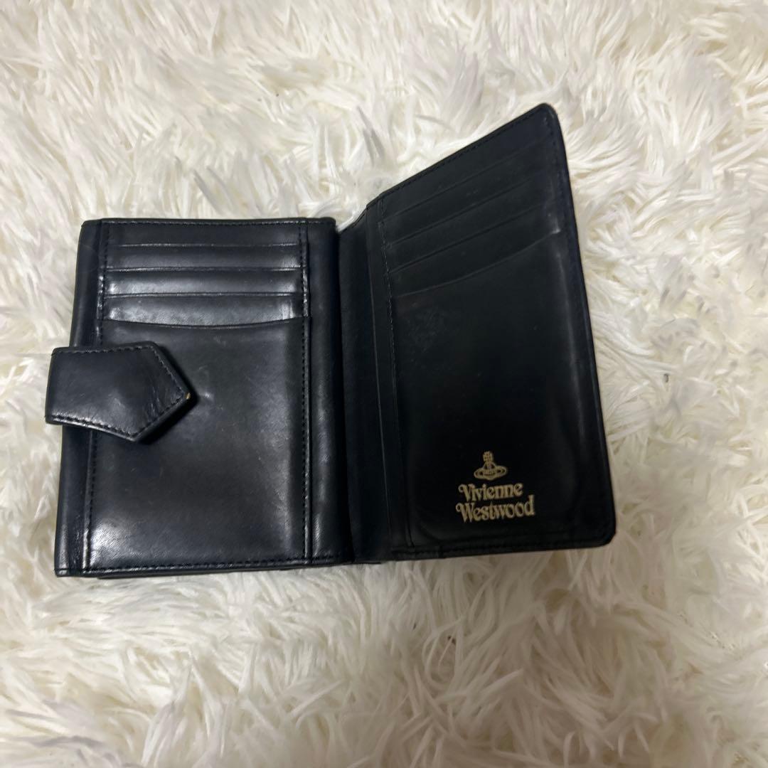 Vivienne Westwood 二つ折り財布 本革 レザー ブラック