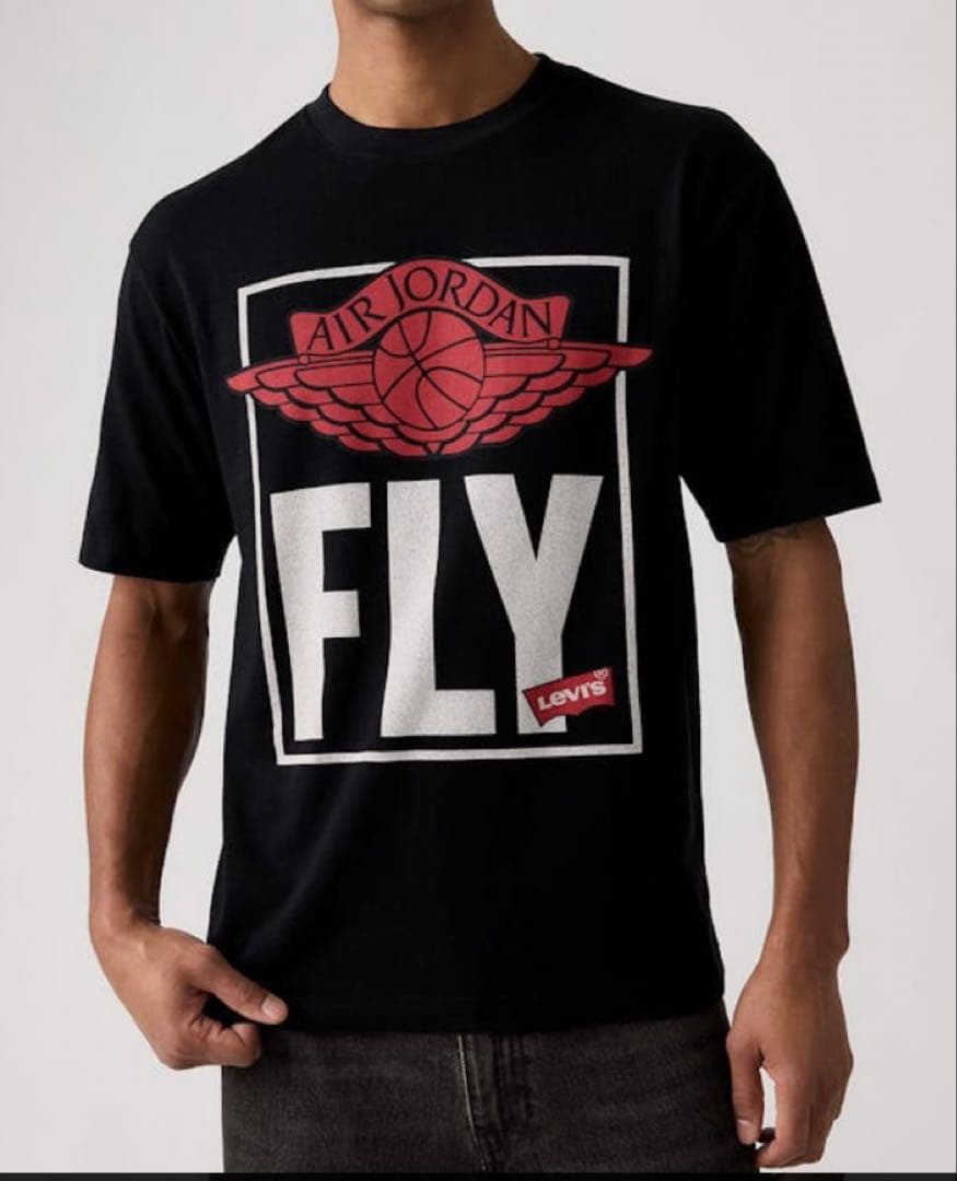 Nike Jordan x Levi’s®︎ Tシャツ ブラック Lサイズ