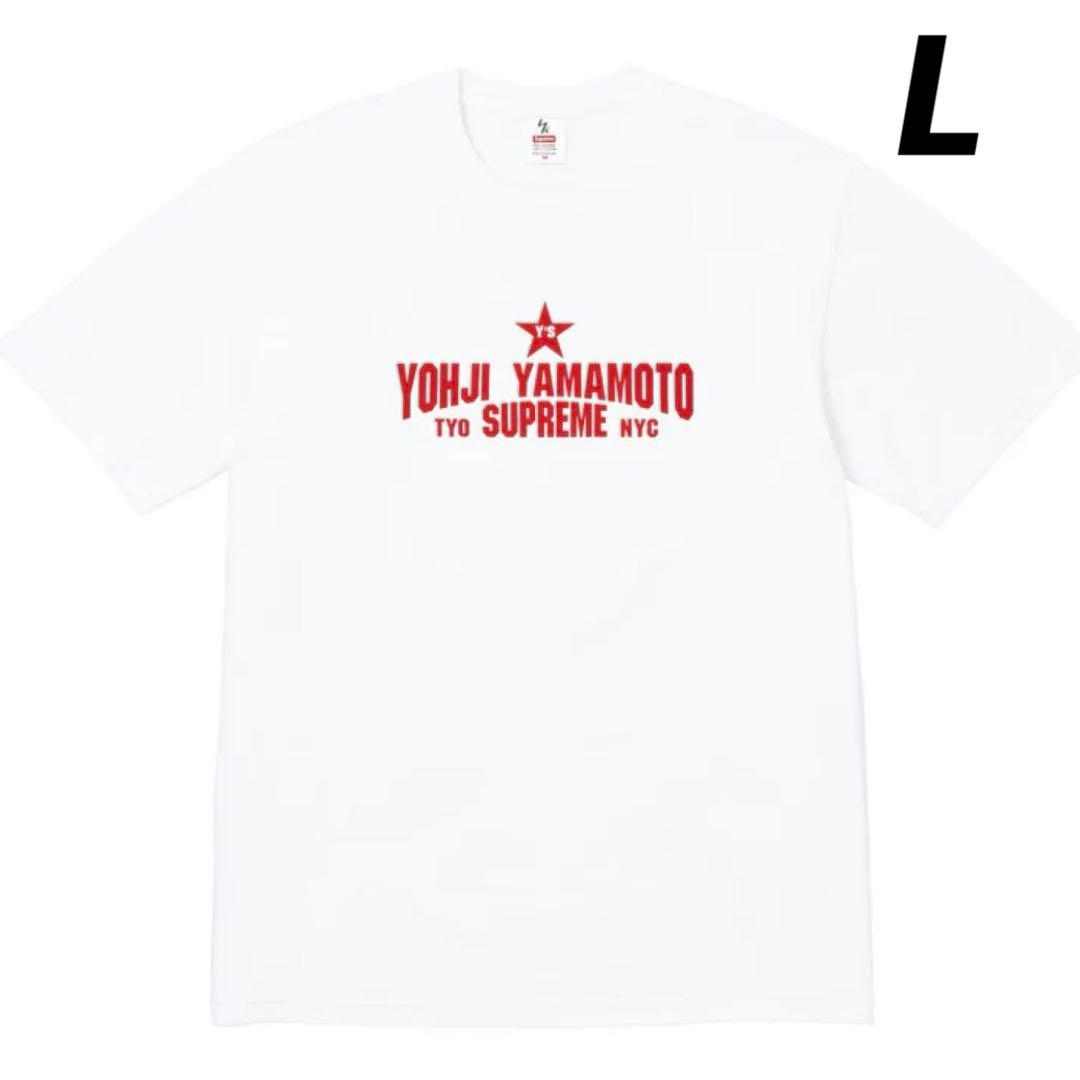 supreme star tee yhoji シュプリーム　スター　Tシャツ L