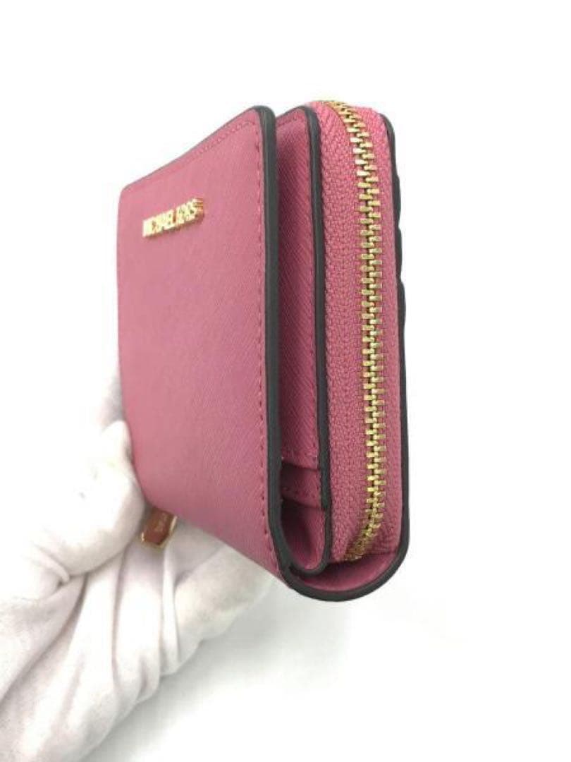 MICHAEL KORS 二つ折り財布 ローズウッド