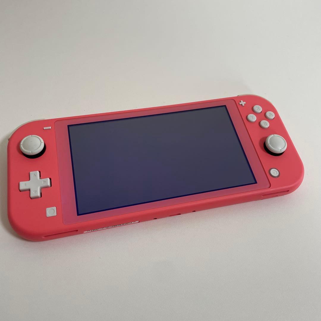 Nintendo Switch Lite コーラル（外箱,充電,SDカード付き）