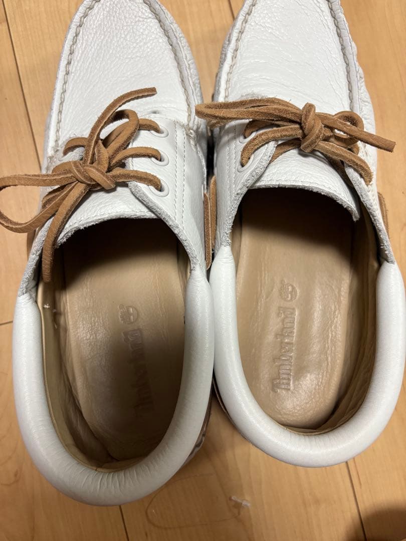 timberland 3アイレット　ホワイト　26.5
