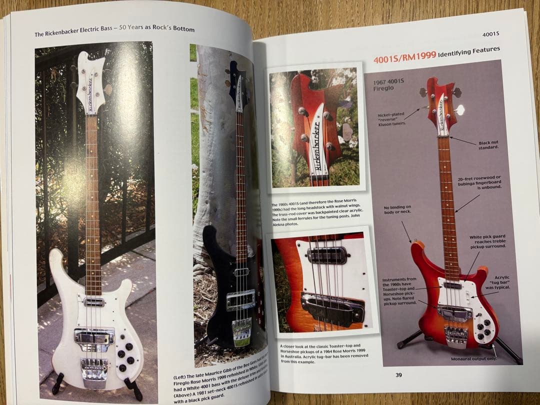 リッケンバッカー（Rickenbacker）の書籍の3冊セット