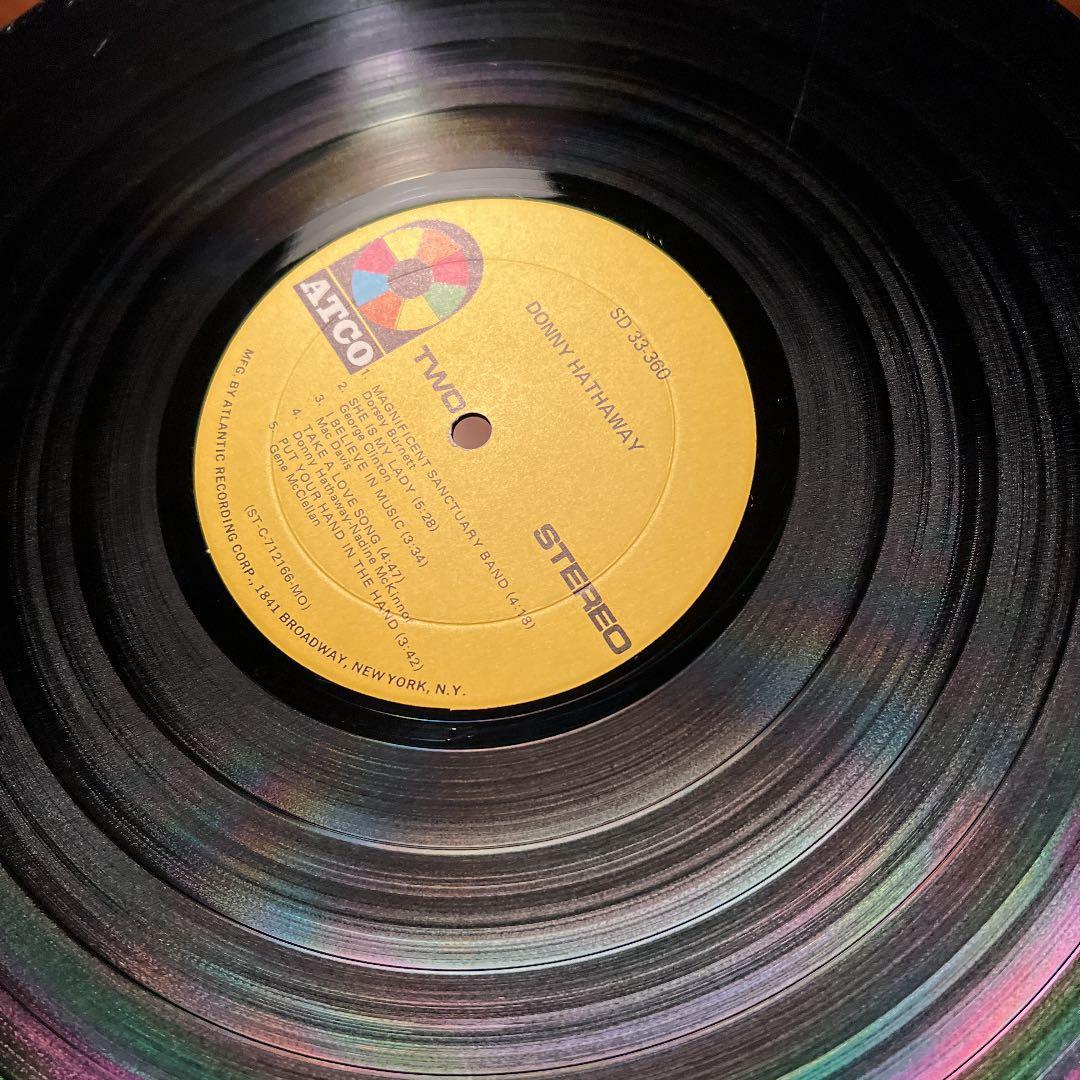 レコード　usオリジナル donny hathaway LP ダニーハサウェイ