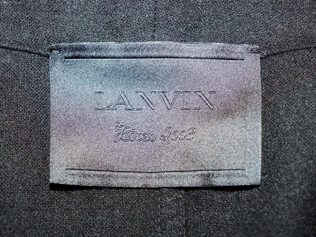 LANVIN ランバン 08AWショールカラージャケット36 アルベールエルバス