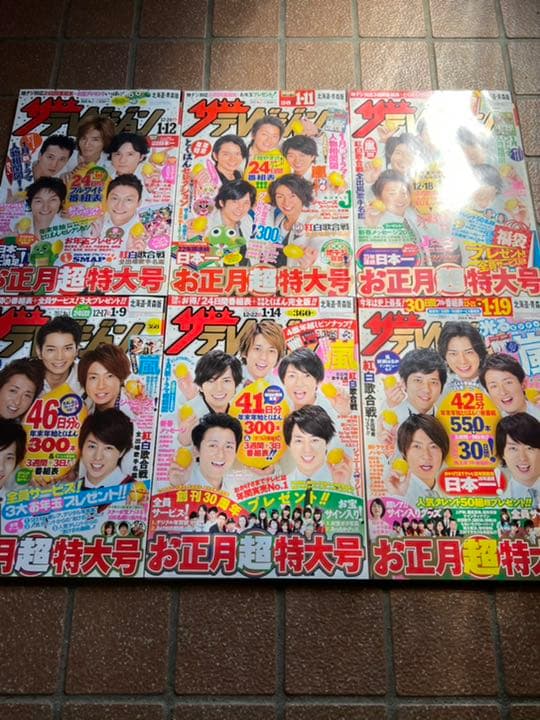 ザテレビジョン／お正月超特大号／北海道・青森版／19冊セット！
