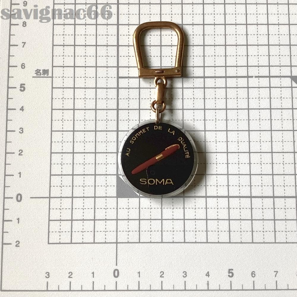 60s　フレンチキーホルダー　ブルボン　SOMA　万年筆