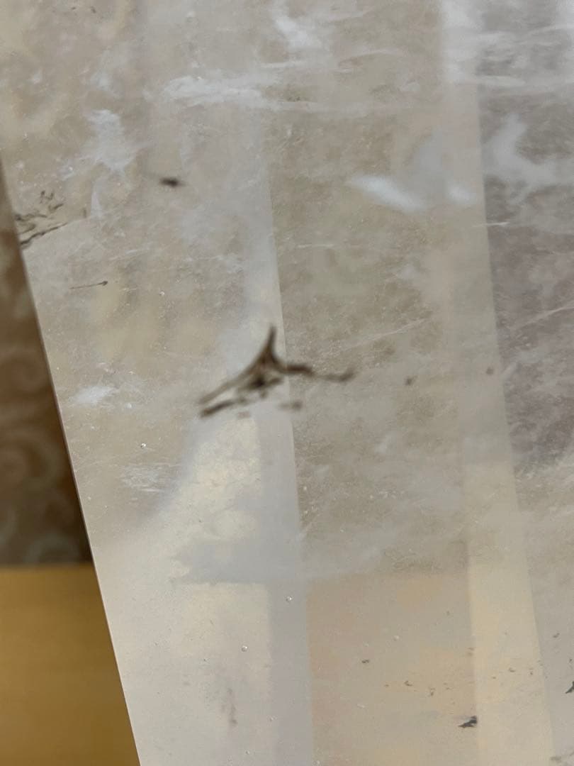 特大　水晶　ポイント　六角柱　約37cm 2、9kg