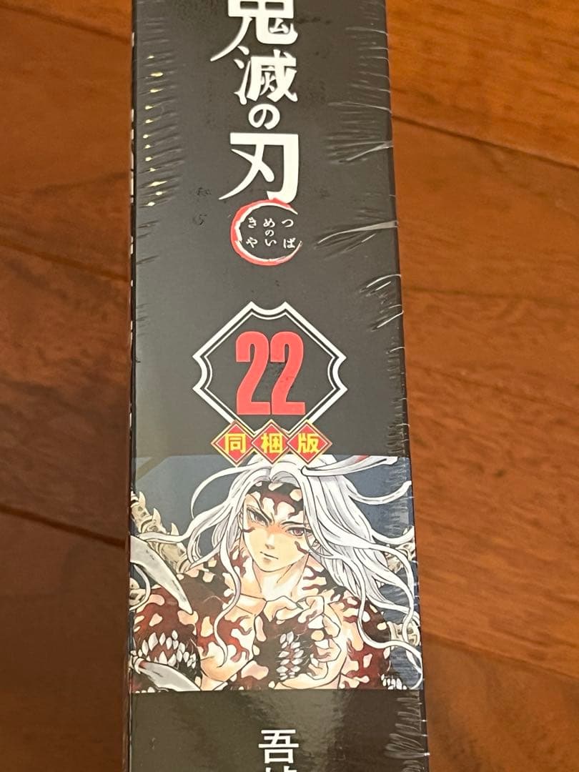 【 鬼滅の刃 22巻 同封版】 缶バッジセット＆小冊子付き 【新品・未開封】