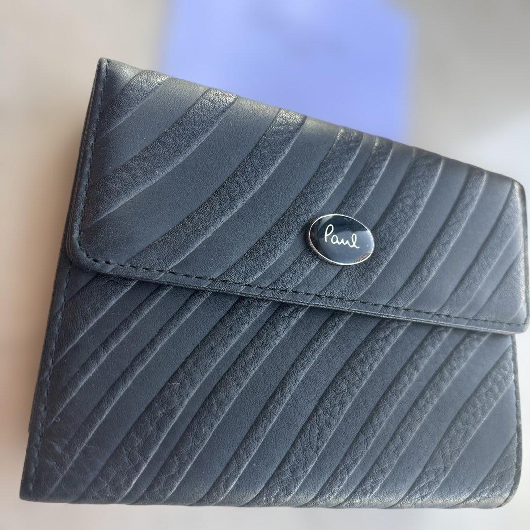 新品ポールスミス　牛革 黒 財布