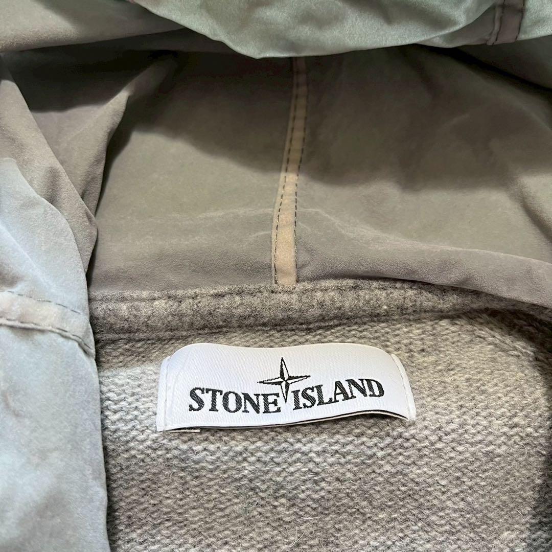 STONE  ニットジャケット S フード付き フルジップ 美品