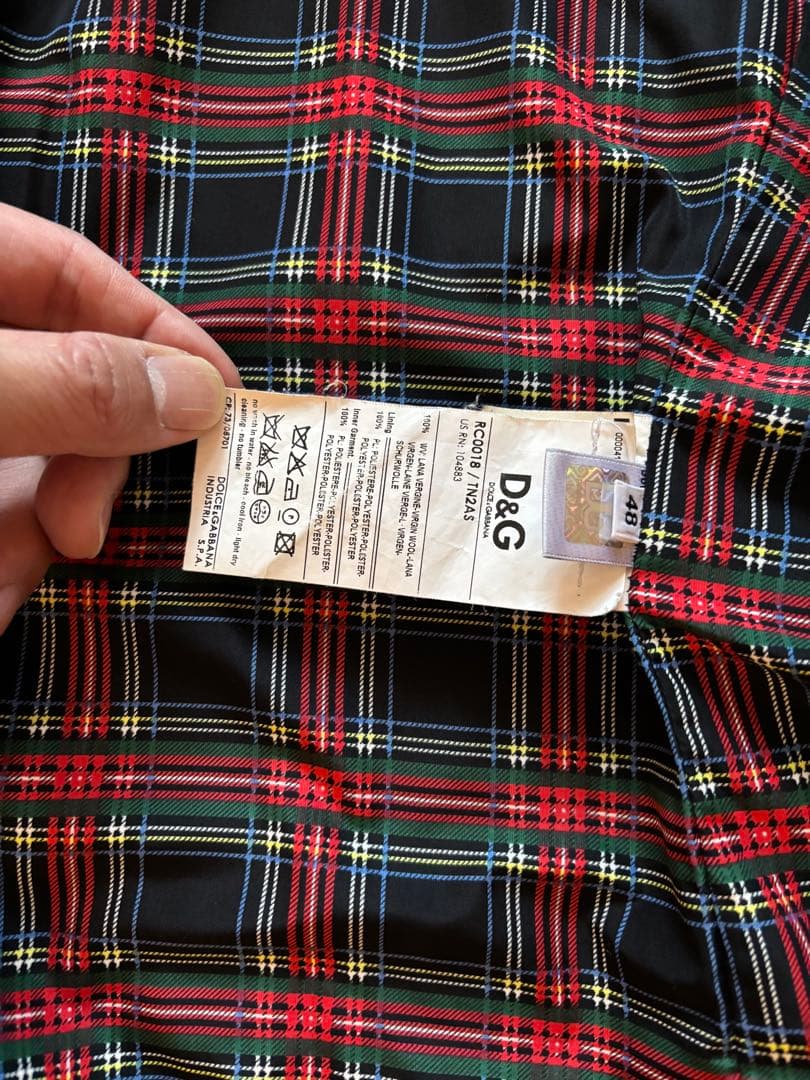 【超美品】生地も良いです。 D&G ネイビー ダッフルコート サイズ48