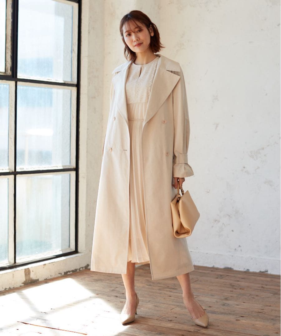 新品タグ付き♡ ANAYI アナイ ライトシャンタンドレスコート 36
