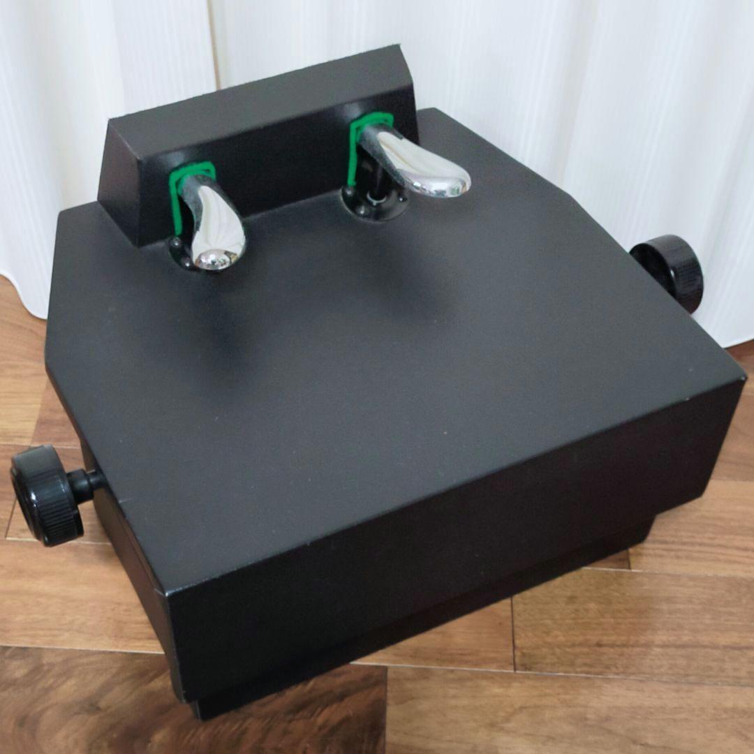 ITOMASA ピアノ 補助ペダル P-33 BK フリーストップ 足台