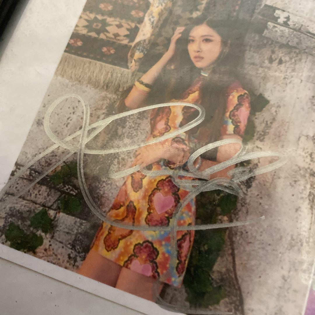blackpink メンバー全員　直筆サイン　銀色マーカー