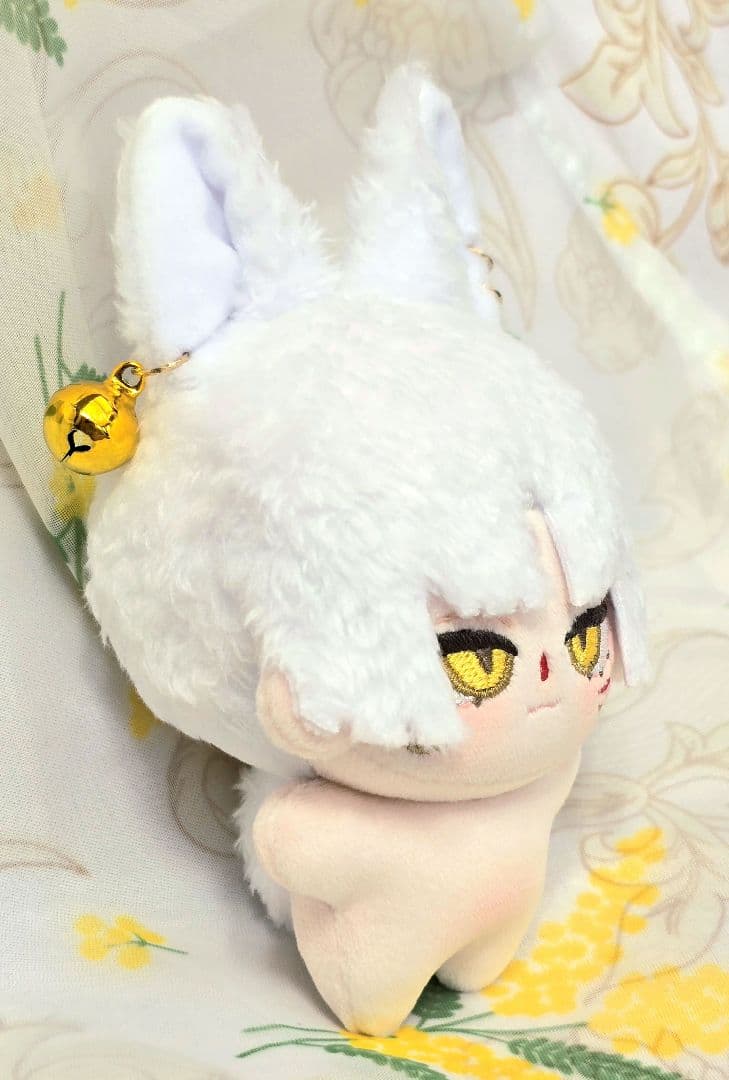 自作 無属性 ぬいぐるみ 白狐くん 10cm