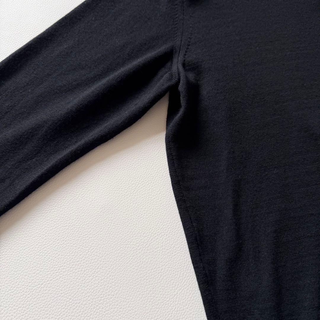 美品✨FOXEY フォクシー ウール100％ カーディガン ブラック 40
