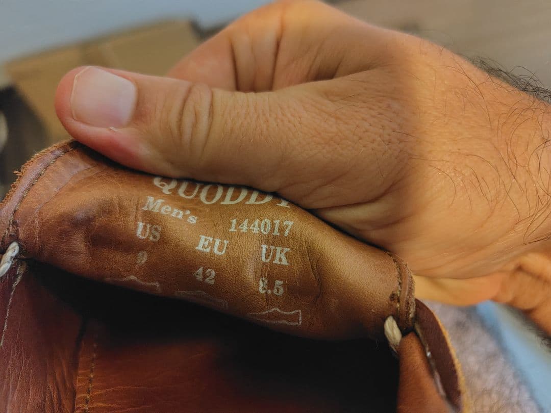 Quoddy レザーモカシンシューズ US 9