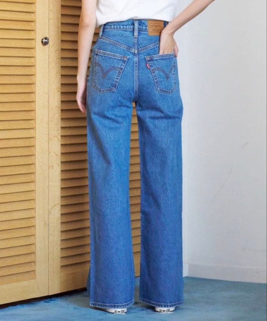 LEVI'S DODO JEAN 別注 RIBCAGE WIDE LEG 25