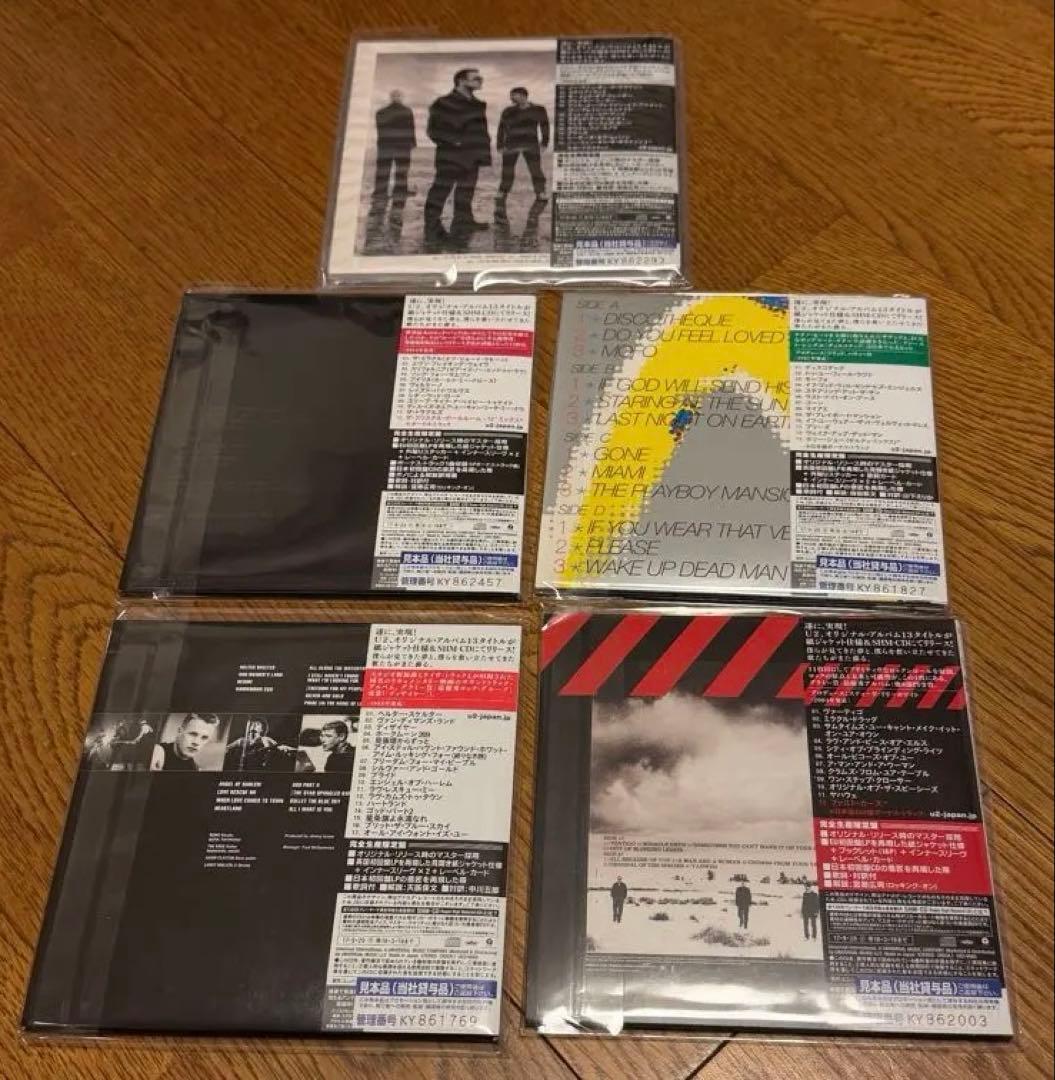 U2 SHM-CD 紙ジャケ 見本盤 未開封 5枚セット PROMO