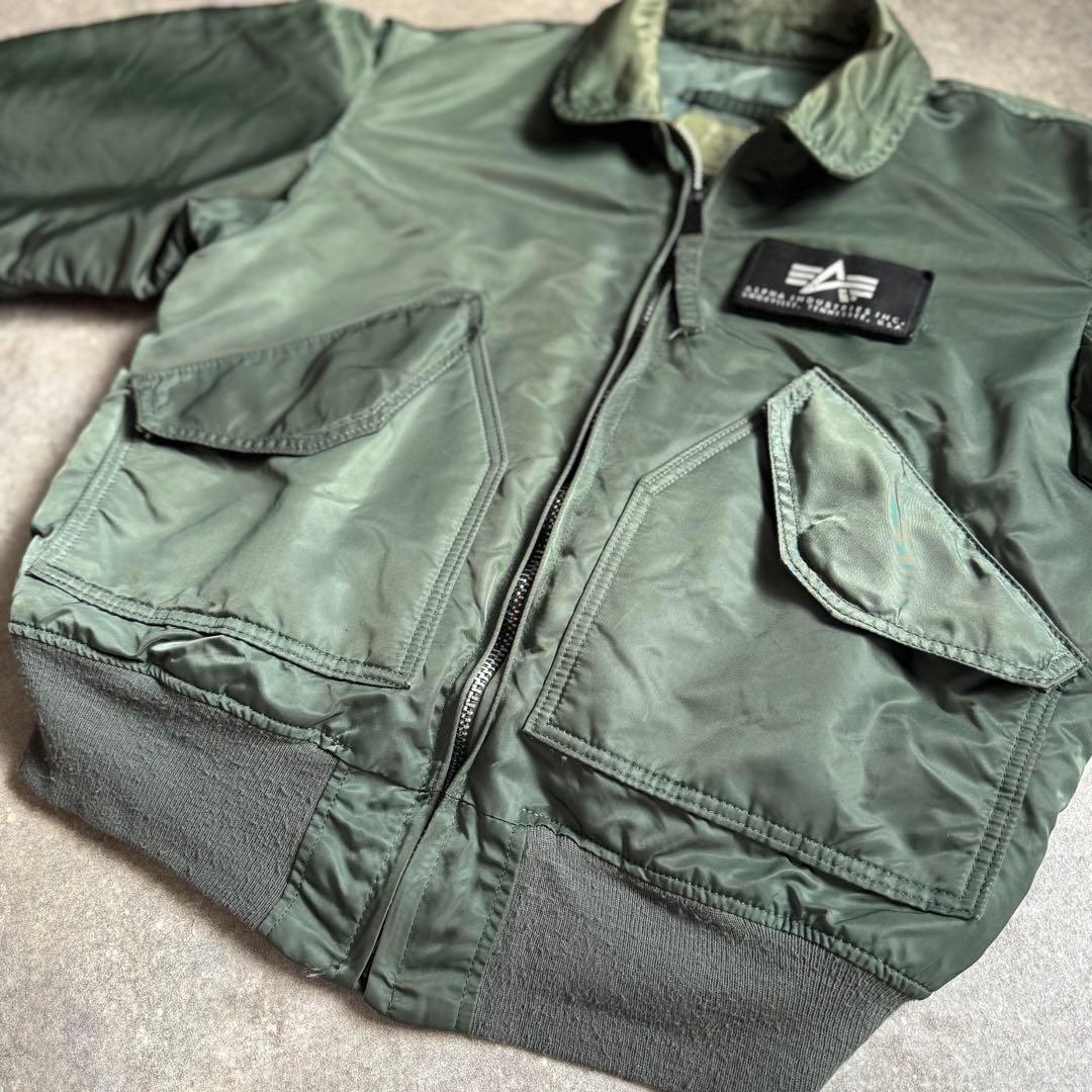 90s USA製 alpha CWU-45/P bomber jacket