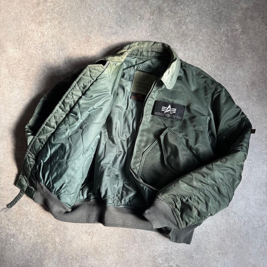 90s USA製 alpha CWU-45/P bomber jacket