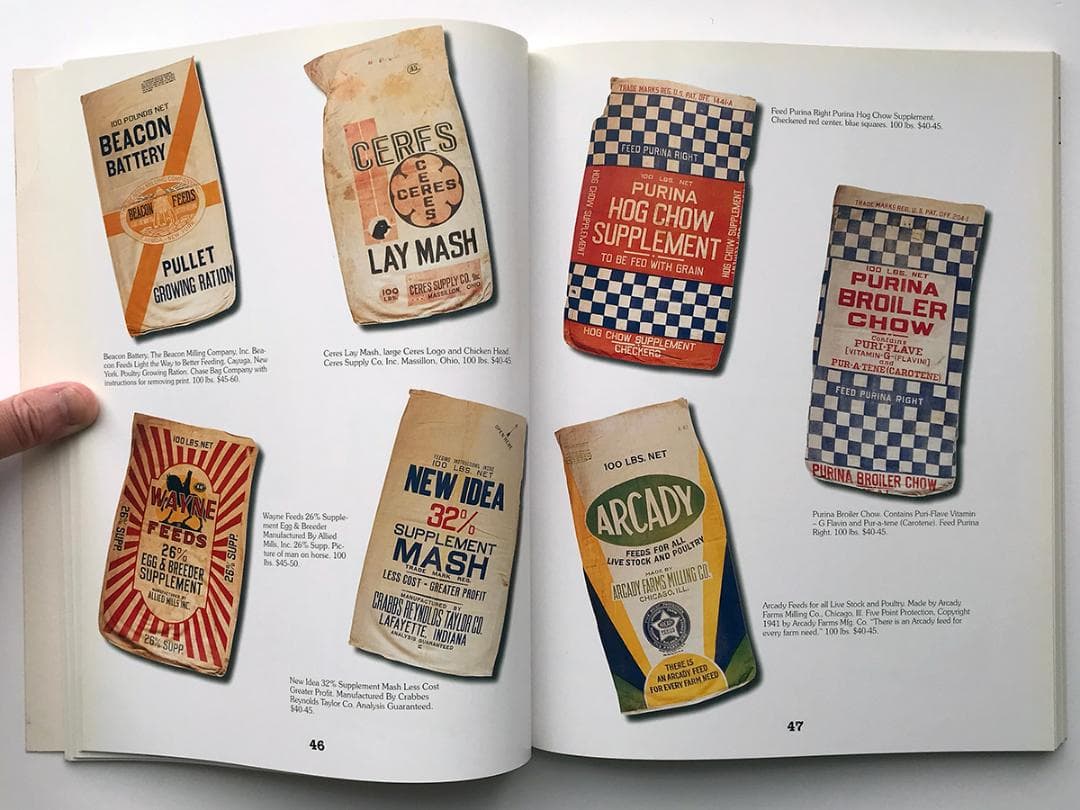 アート・デザイン・音楽 Vintage Feed Sacks: Fabric from the Farm