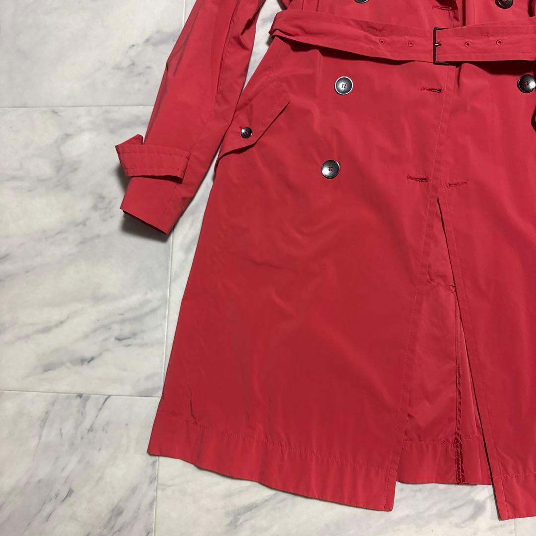 【極希少】Max Mara Studioレッド トレンチコート ダブルブレスト