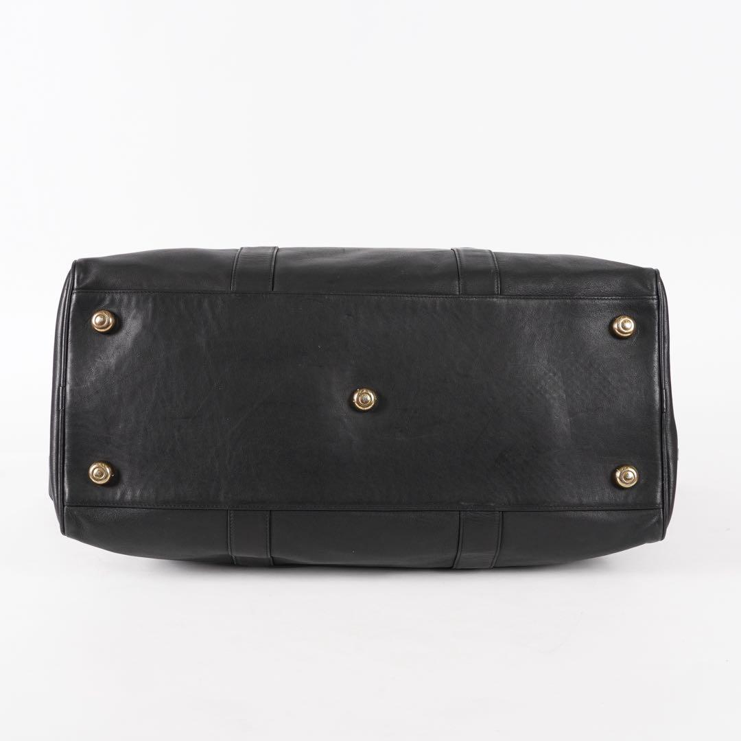 美品 COACH ボストンバッグ 2way 大容量 レザー BLACK