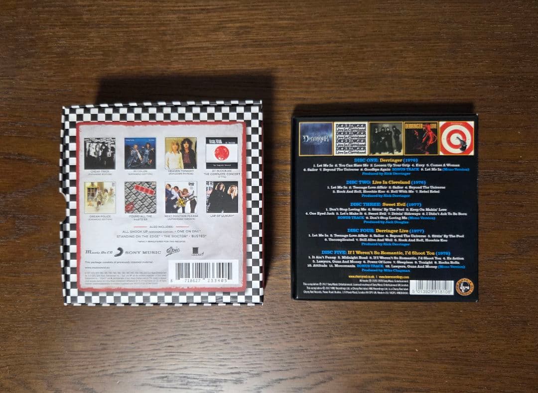 チープ・トリック (14CD)/デリンジャー (5CD) 輸入盤ボックスセット