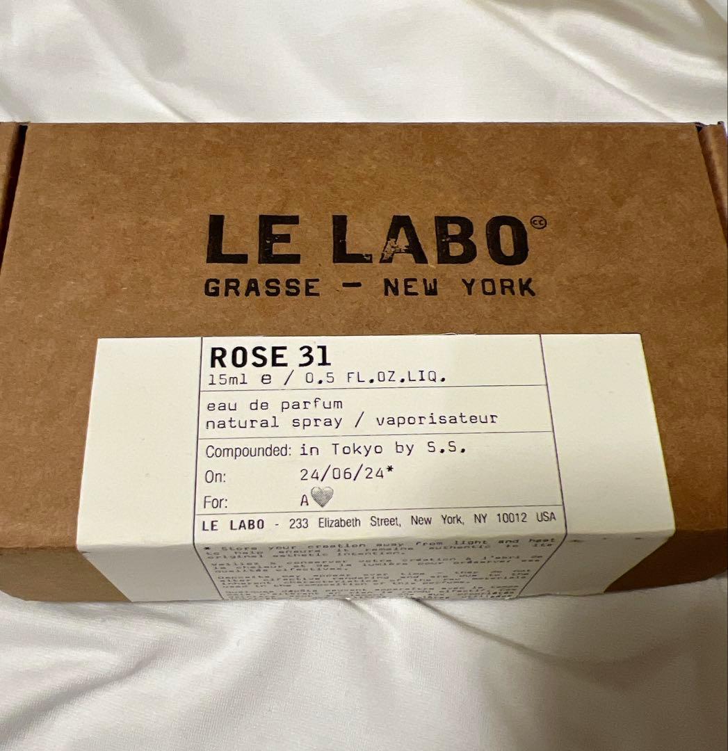 LE LABO ROSE 31 オードパルファム 15ml