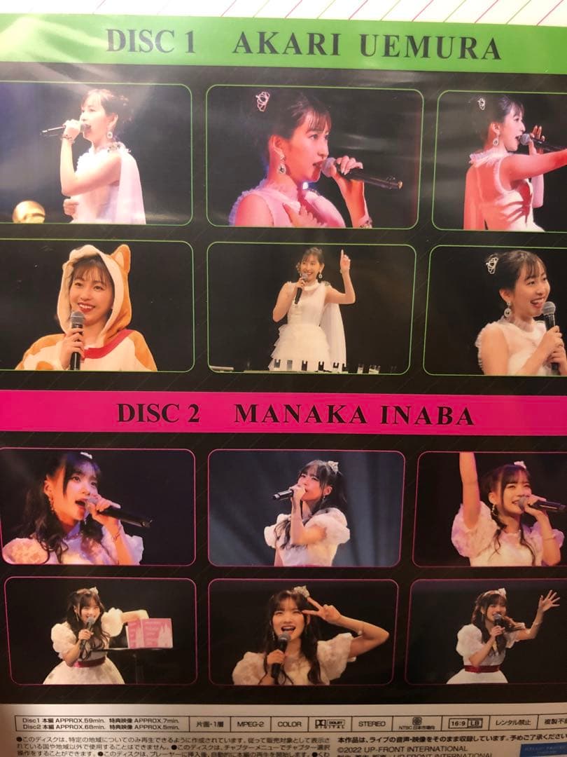 Juice=Juice 植村あかり　稲場愛香　バースデーイベント2021DVD