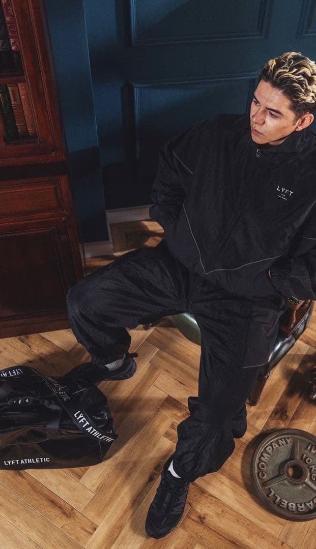 LÝFT 2WAY ENAMEL DUFFLE BAG - BLACK バッグ