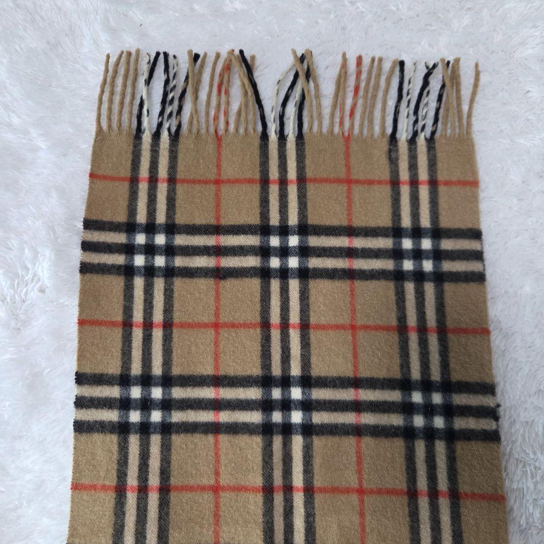 【極美品】Burberrys マフラーノバチェック PURE　CASHMERE