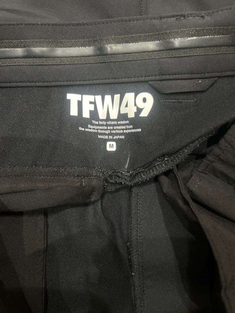 TFW49 アンクルスリムパンツ サイズＭ ブラック