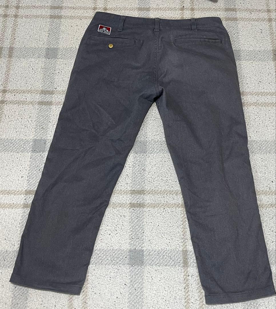 80's 90's BEN DAVIS フリスコパンツ　グレー　USA製　W32