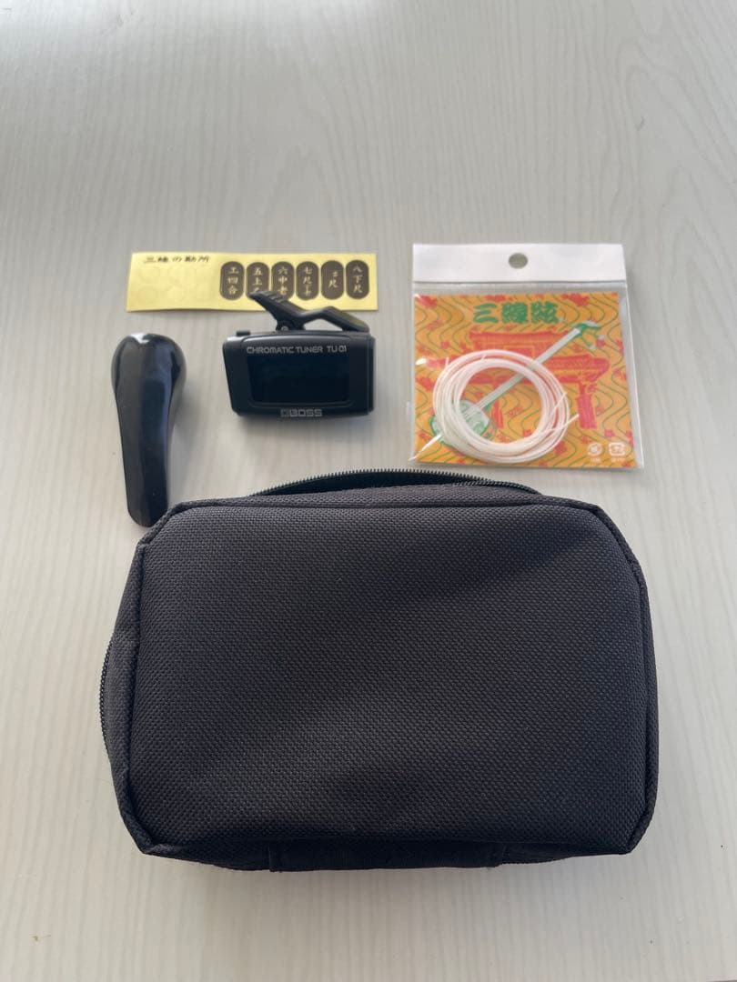 【極美品】三線 沖縄本蛇皮三線
