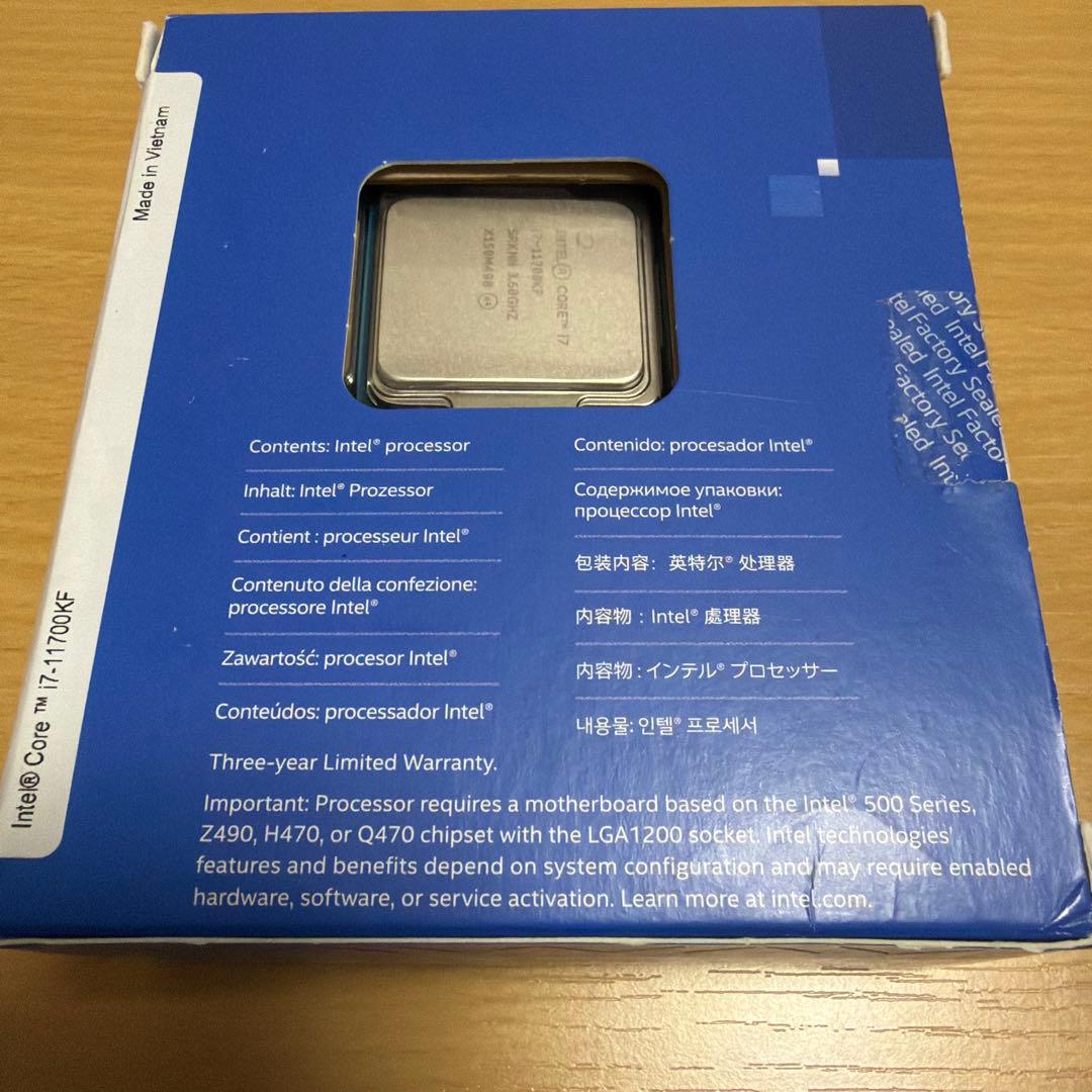 Intel CPU Core i7-11700KF 未使用品