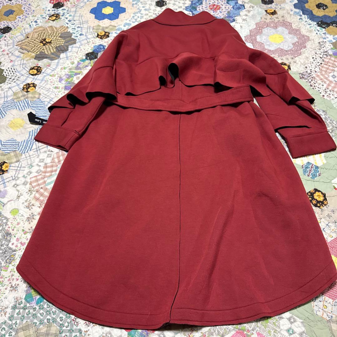 新品未使用タグ付　Eimee Law バックフリルボンディングコート
