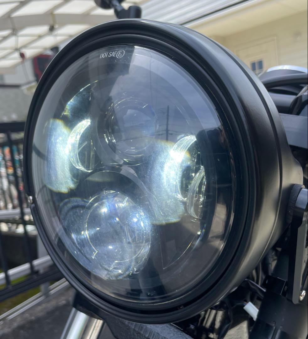 汎用7インチLEDヘッドライト　アルミヘッドライトステー　41mm 41パイ