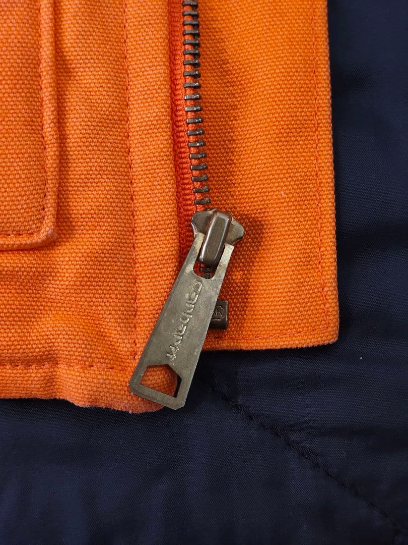 Carhartt ダックベスト レアカラー オレンジ Sサイズ