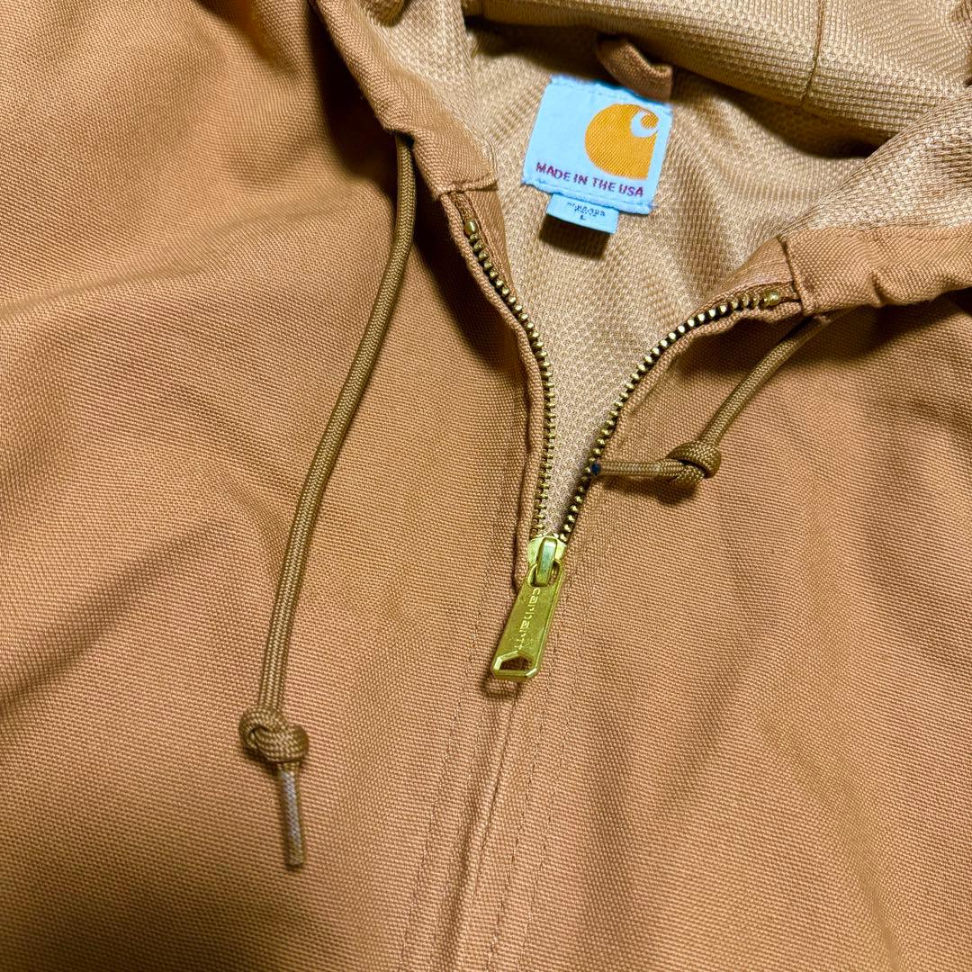 な*う様 【Carhartt】USA製 アクティブジャケット L ブラウン