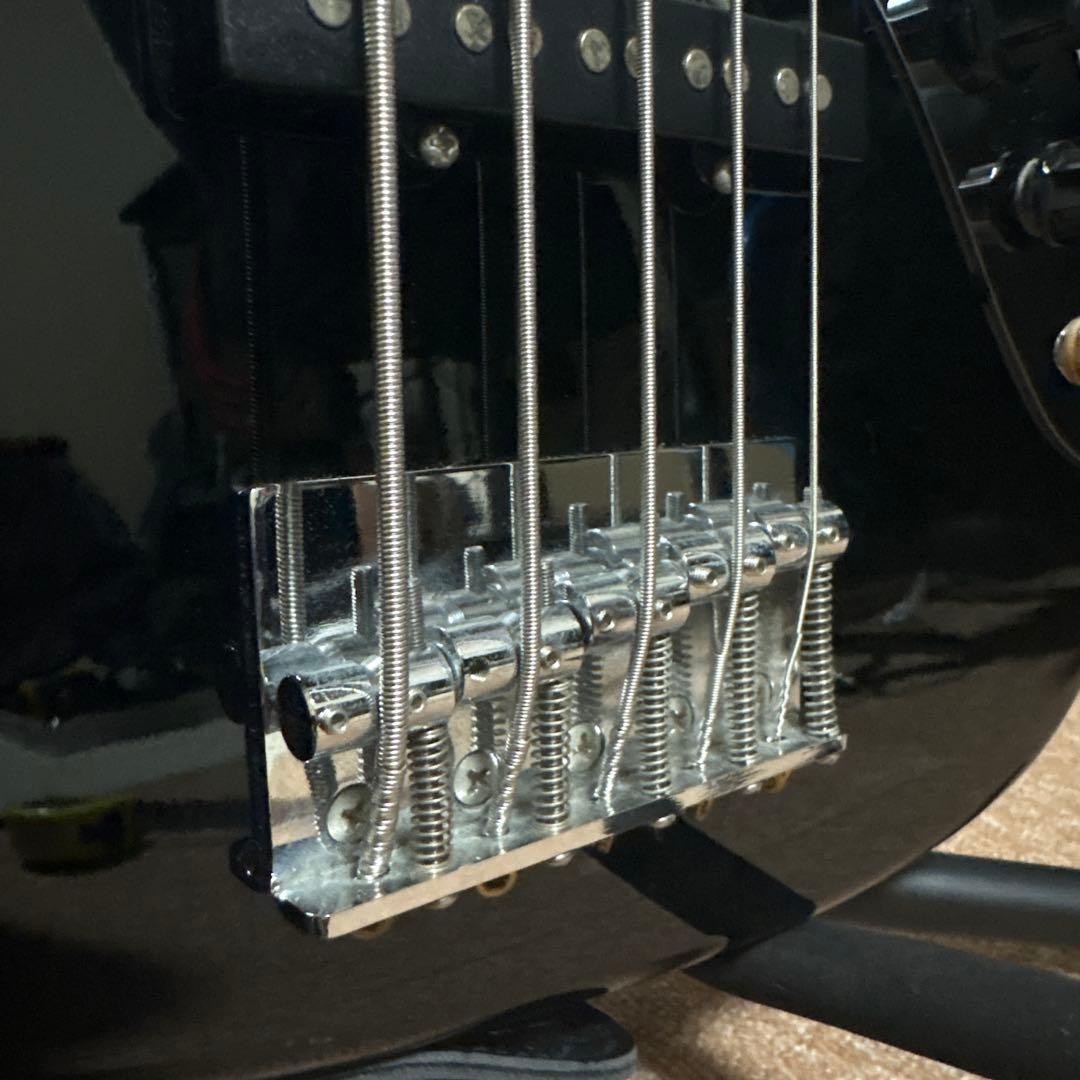 【5連ペグ】【アルダー】Squier affinity Jazz Bass V