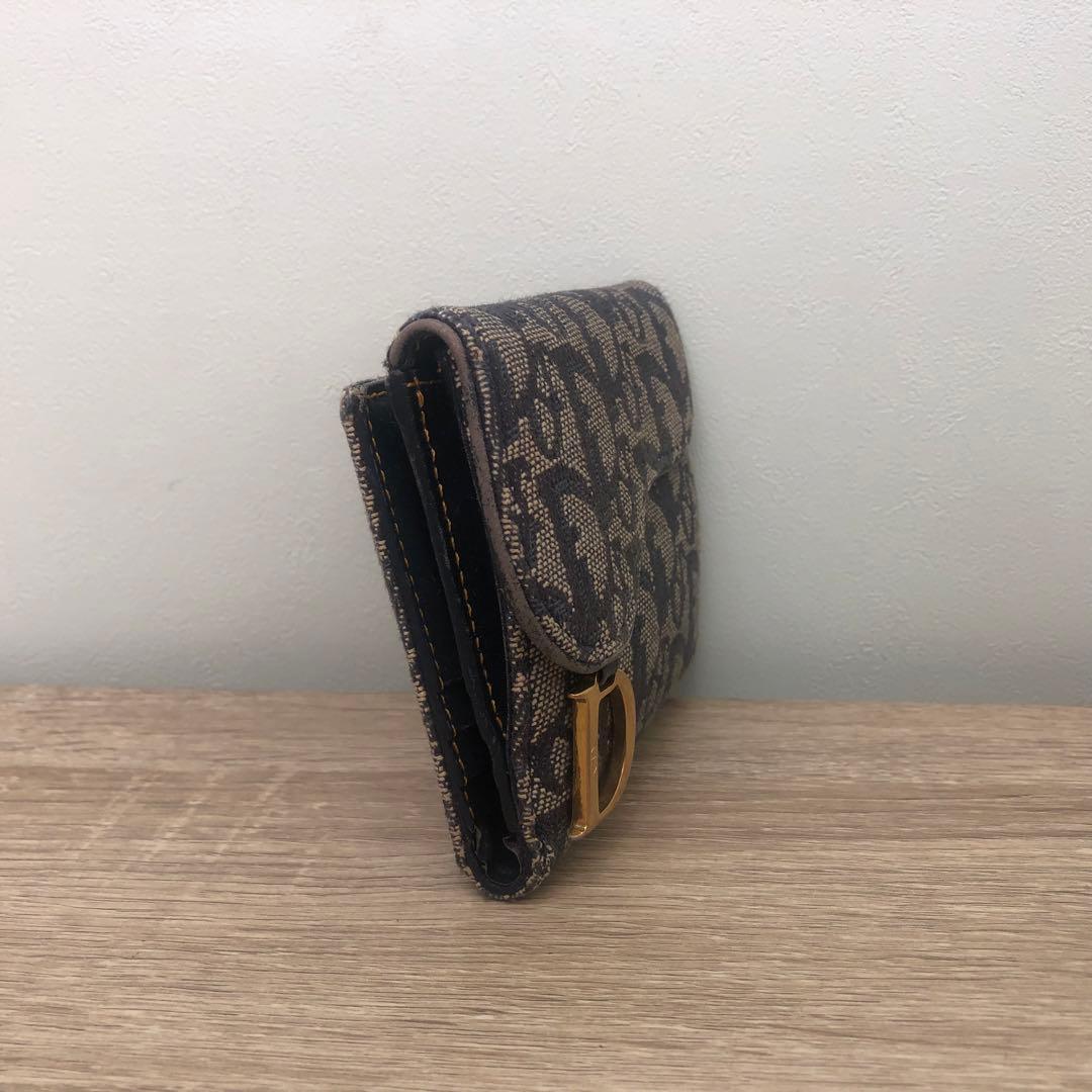 Dior ディオール サドルウォレット トロッター Dロゴ金具 財布