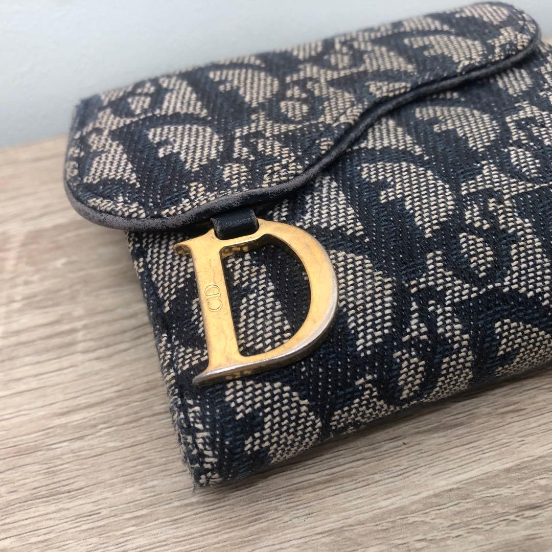 Dior ディオール サドルウォレット トロッター Dロゴ金具 財布