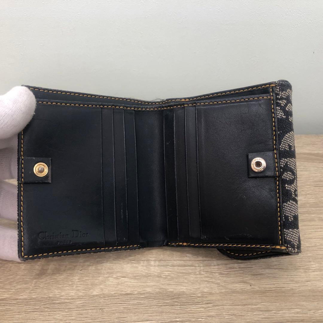 Dior ディオール サドルウォレット トロッター Dロゴ金具 財布