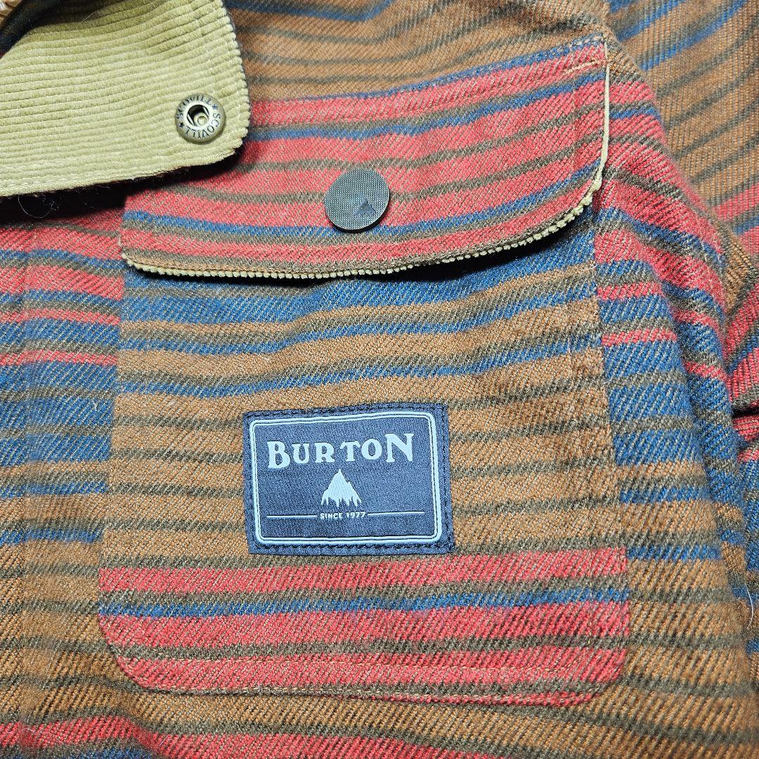BURTON スノボウエア ボーダー柄 上のみ フード無し 170/96B