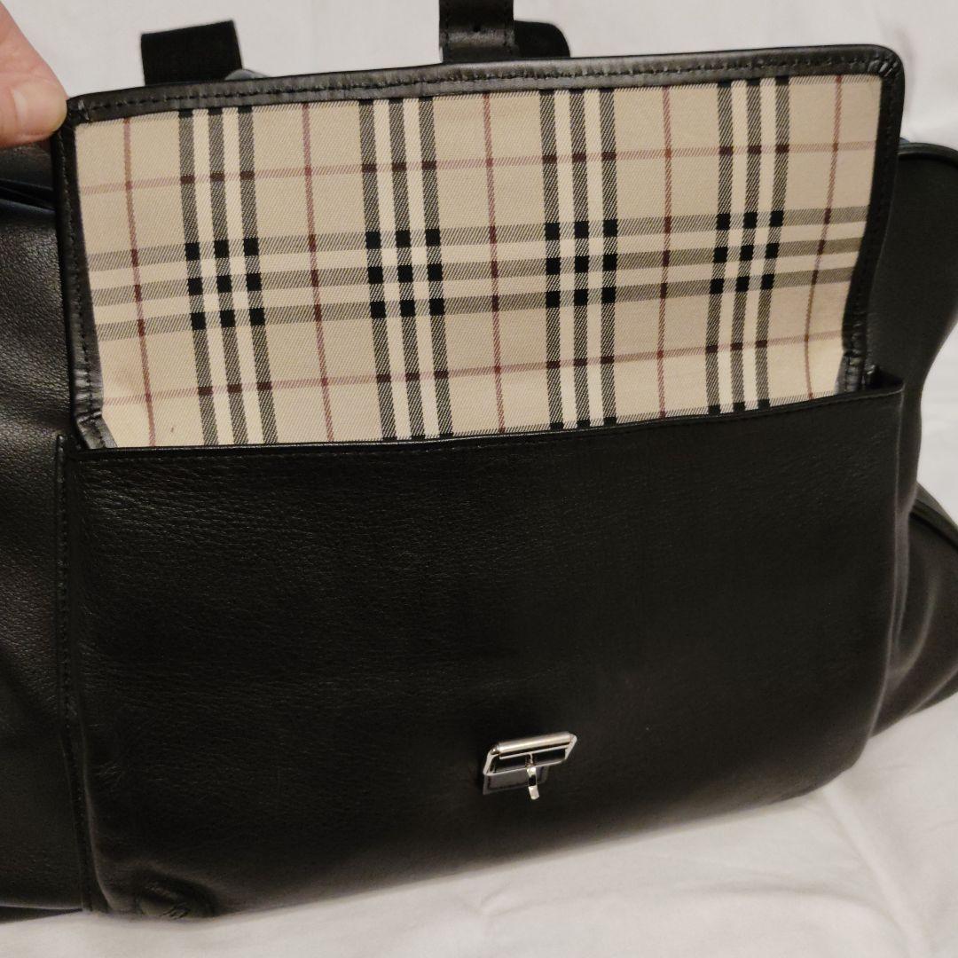 BURBERRY　バーバリー　ボストンバッグ ノバチェック　2WAY　本革