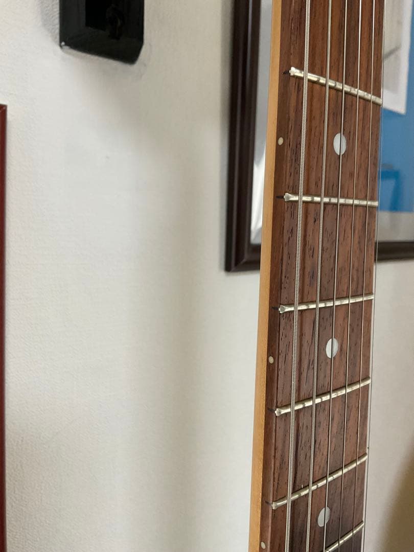 ストラト　タイプ　2ピックアップ、3WAYセレクター　カスタム　良音　訳あり